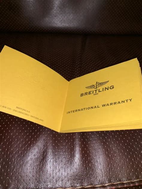 breitling garantie urkunde|Breitling Internationale Garantie.